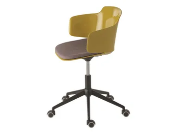 CLASSY 1089N - Swivel polypropylene office chair with castors by Et al. - view 2
